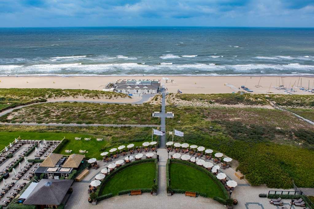 Grand Hotel Huis Ter Duin Noordwijk Exterior foto Aerial view of the beach
